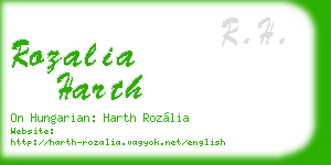 rozalia harth business card