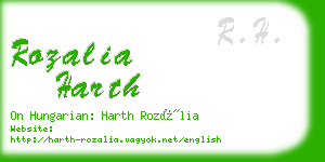 rozalia harth business card